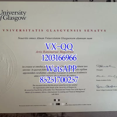 University of Glasgow Degree Certificate and Transcript: A Complete Guide for Graduates