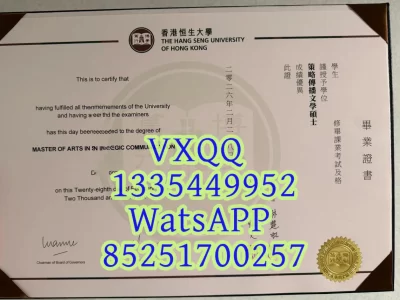 Diploma from Hang Seng University in Hong Kong