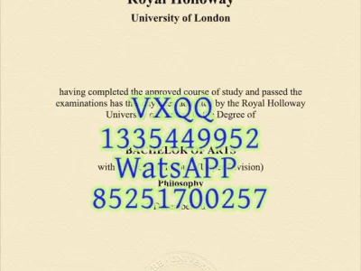 Diploma from Royal Holloway College