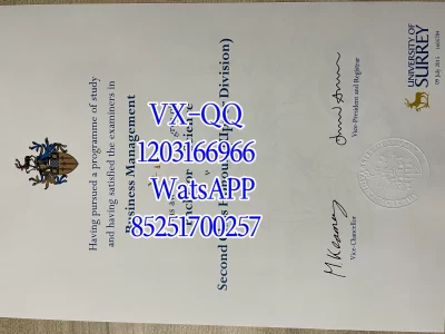 Diploma from Surrey University