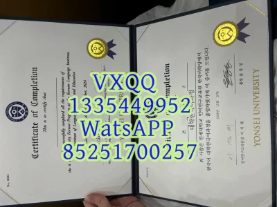 Diploma from Yonsei University