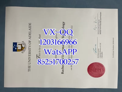 Diploma from the University of Adelaide