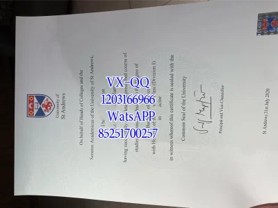 University Diploma from St. Andrews University