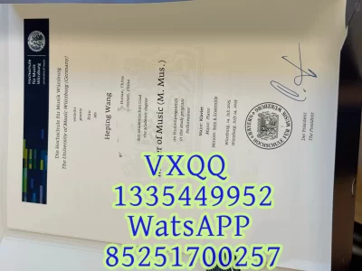 University of W ü rzburg Graduation Certificate Transcript