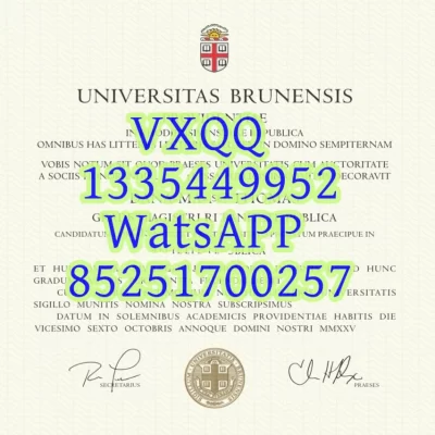 Brown University Diploma in the United States