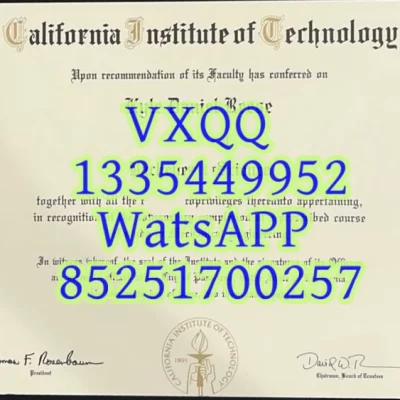 Diploma from California Institute of Technology, USA