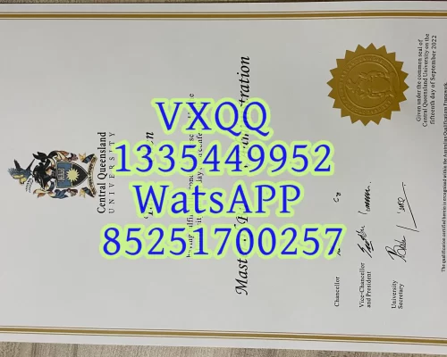Diploma from Central Queensland University