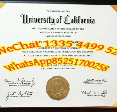 Diploma from University of California, Davis