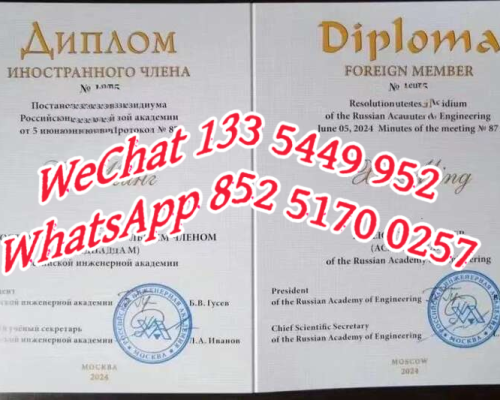 Diploma from the Russian Higher University of Economics