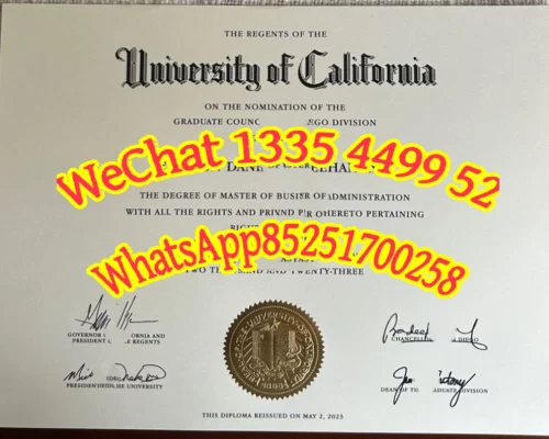 Diploma from the University of California, San Diego