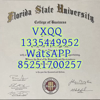 Diploma from the University of Florida, USA