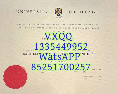 Diploma from the University of Otago