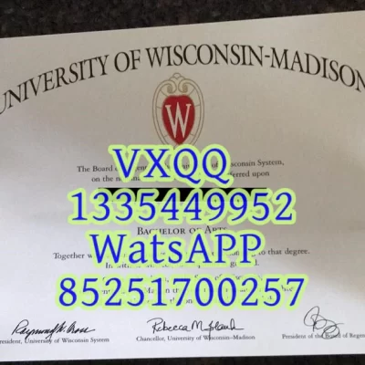 University of Wisconsin Madison Diploma