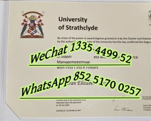 Diploma of Strathclyde University
