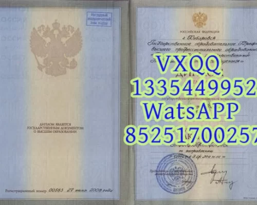 Russian undergraduate diploma