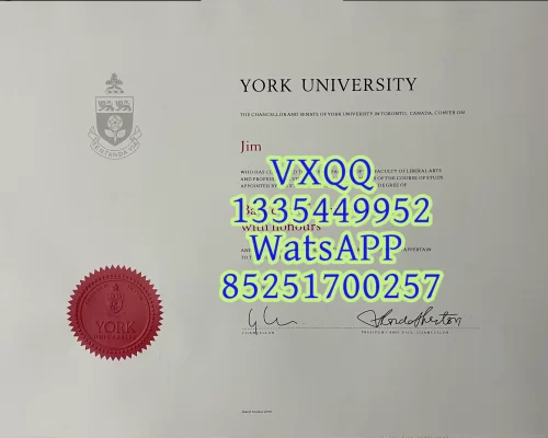 York University Diploma