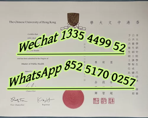 Diploma from The Chinese University of Hong Kong
