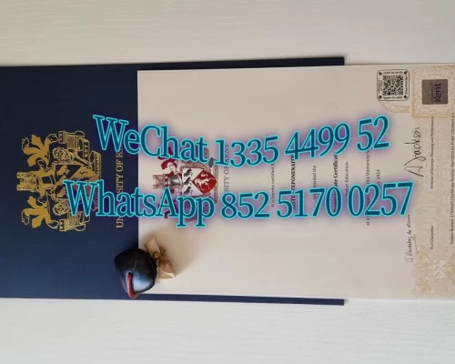 Diploma from the University of Kent, UK